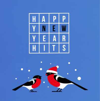 Various Artists - Happy New Year Hits Poster (cover)
